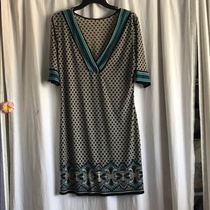 Multi-pattern dress
